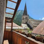 l'&eacute;glise vue du balcon